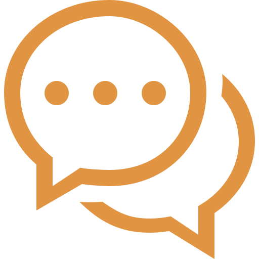 Simbolo de baloes de fala ovais de bate papo (1)